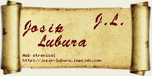 Josip Lubura vizit kartica